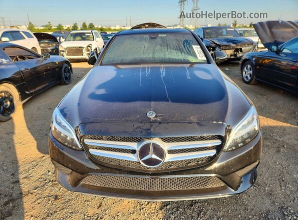 55SWF8EB2KU297048 2019 MERCEDES-BENZ C Черный Вид спереди