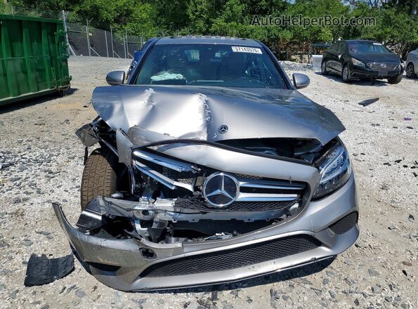 55SWF8EB2LU325013 2020 MERCEDES-BENZ C Silver Widok z przodu
