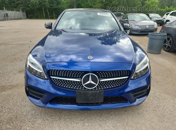 55SWF8EB2LU333564 2020 MERCEDES-BENZ C Blue წინა ხედი