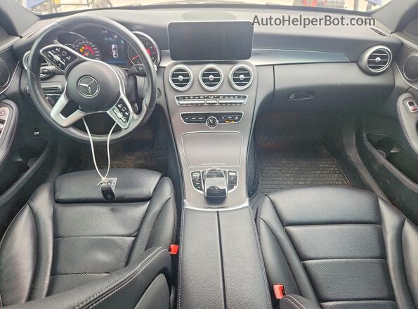 55SWF8EB2LU333564 2020 MERCEDES-BENZ C Blue წინა პანელის ხედი