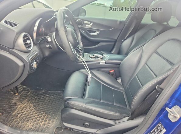 55SWF8EB2LU333564 2020 MERCEDES-BENZ C Blue წინა სალონის ხედი