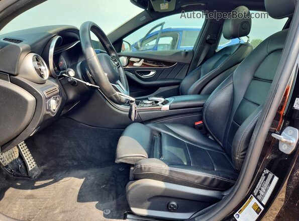 55SWF8EB3KU298211 2019 MERCEDES-BENZ C Black Սալոնի դիմացի տեսք