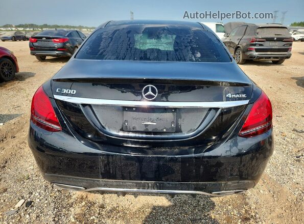 55SWF8EB3KU298211 2019 MERCEDES-BENZ C Black Հետևի տեսք