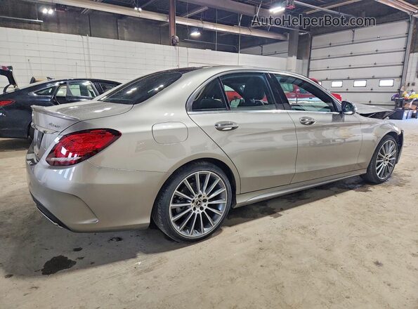 55SWF8EB5KU305739 2019 MERCEDES-BENZ C Silver Tył prawy