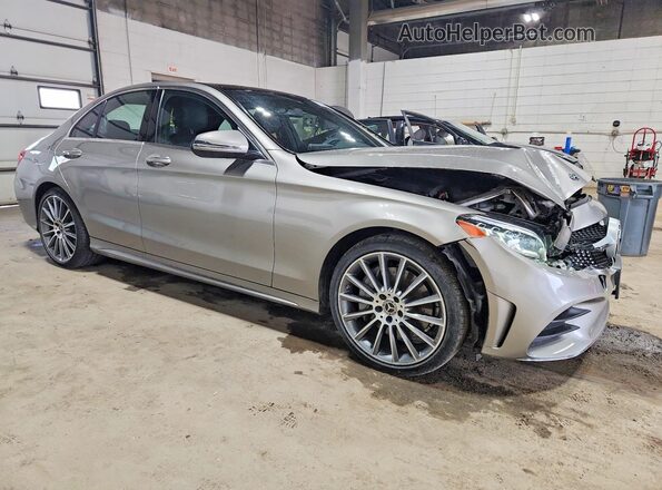 55SWF8EB5KU305739 2019 MERCEDES-BENZ C Silver Przód prawy