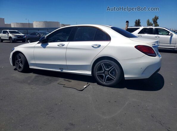 55SWF8EB5LU314104 2020 MERCEDES-BENZ C White Задня ліва чверть
