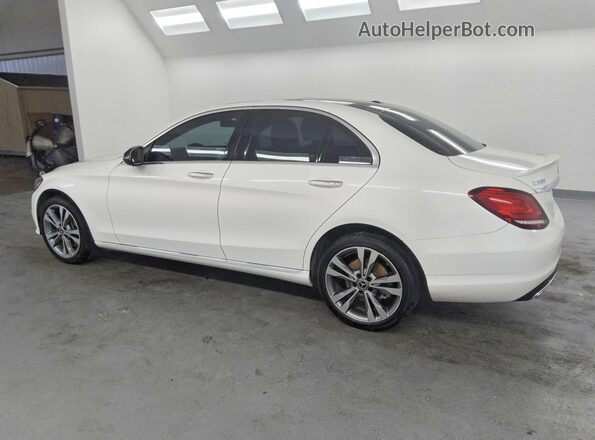 55SWF8EB6KU297358 2019 MERCEDES-BENZ C White Հետևի ձախ