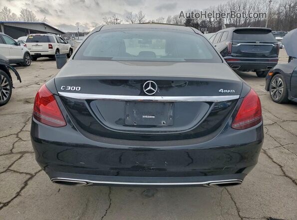 55SWF8EB6KU299126 2019 MERCEDES-BENZ C Black Հետևի տեսք