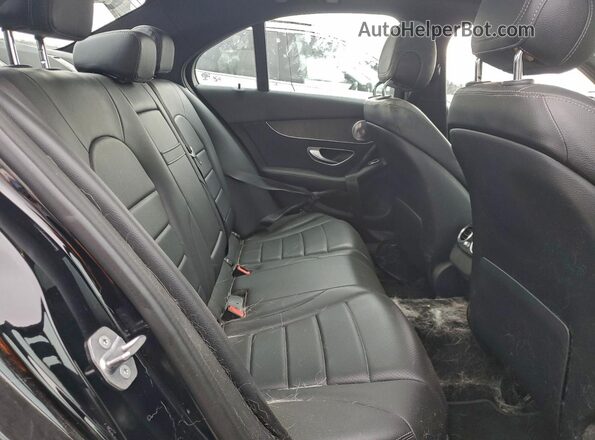 55SWF8EB6KU299126 2019 MERCEDES-BENZ C Black Հետևի նստատեղերի տեսք