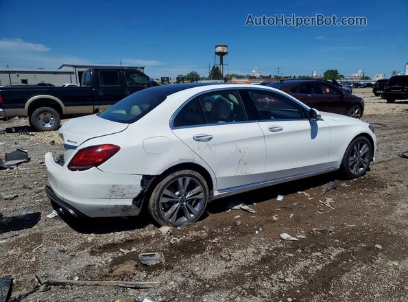 55SWF8EB7KU286532 2019 MERCEDES-BENZ C White Tył prawy