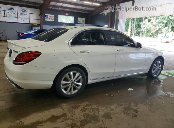 55SWF8EB7KU288832 2019 MERCEDES-BENZ C White Հետևի աջ