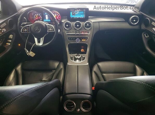 55SWF8EB7KU288832 2019 MERCEDES-BENZ C White Առջևի վահանակի տեսք