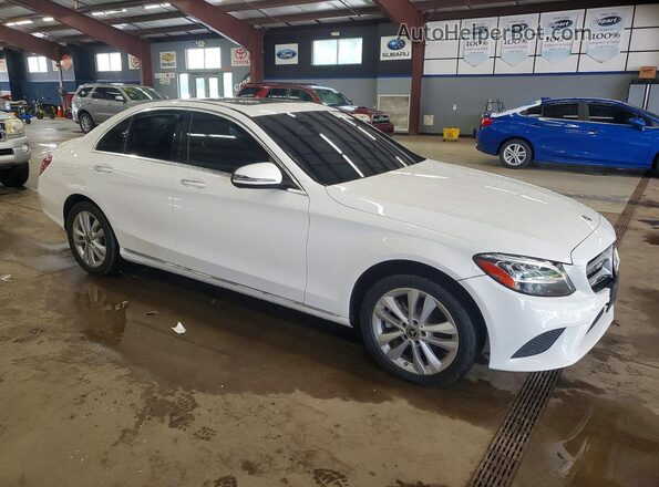 55SWF8EB7KU288832 2019 MERCEDES-BENZ C White Առջևի աջ