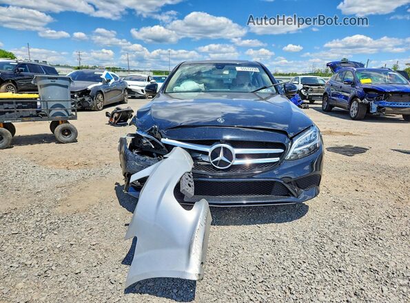 55SWF8EB7KU316631 2019 MERCEDES-BENZ C Black Widok z przodu