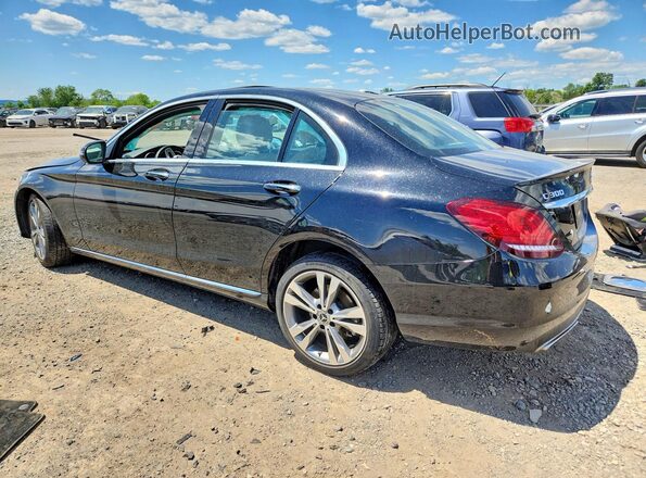 55SWF8EB7KU316631 2019 MERCEDES-BENZ C Black Tył lewy