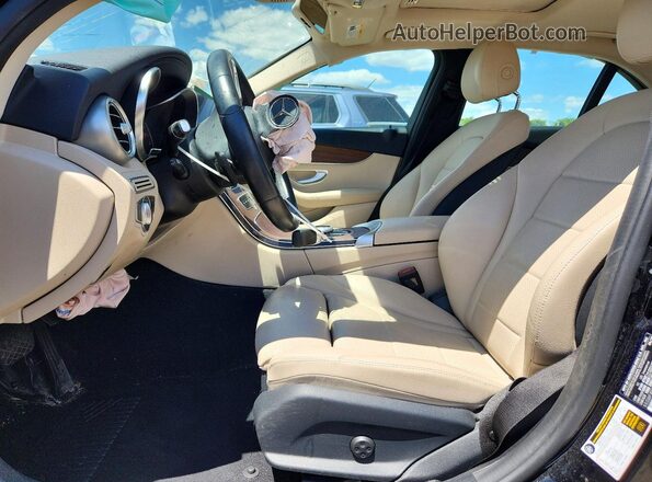55SWF8EB7KU316631 2019 MERCEDES-BENZ C Black Widok wnętrza z przodu