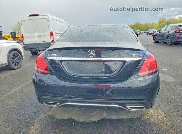 55SWF8EB7LU325282 2020 MERCEDES-BENZ C Черный Вид сзади