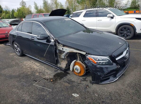 55SWF8EB7LU325282 2020 MERCEDES-BENZ C Черный Передняя правая четверть