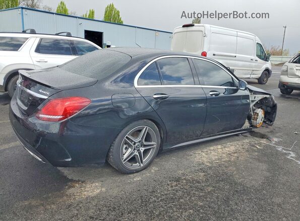 55SWF8EB7LU325282 2020 MERCEDES-BENZ C Черный Задняя правая четверть