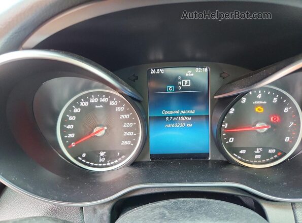 55SWF8EB7LU334807 2020 MERCEDES-BENZ C Black Vista del cuadro de instrumentos