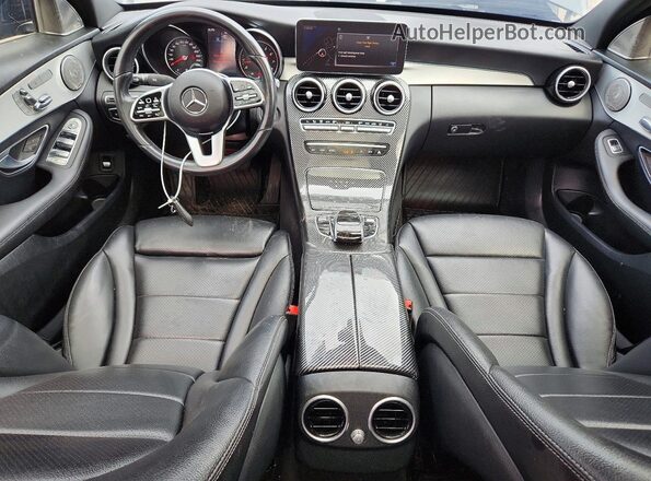 55SWF8EB7LU334807 2020 MERCEDES-BENZ C Black Vista del salpicadero