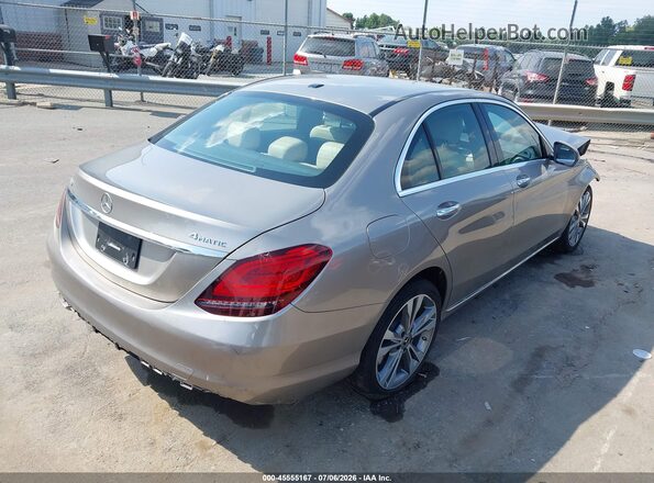 55SWF8EB8KU291058 2019 MERCEDES-BENZ C-CLASS Beige Rear right