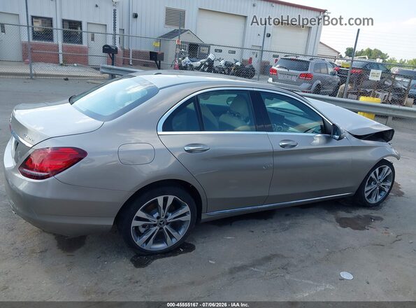 55SWF8EB8KU291058 2019 MERCEDES-BENZ C-CLASS Beige Rear interior view