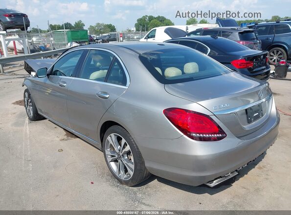 55SWF8EB8KU291058 2019 MERCEDES-BENZ C-CLASS Beige Rear left