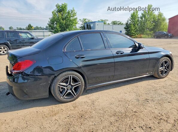 55SWF8EB8KU306013 2019 MERCEDES-BENZ C Black Հետևի աջ