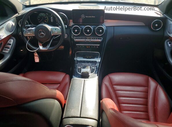 55SWF8EB8KU306013 2019 MERCEDES-BENZ C Black Առջևի վահանակի տեսք