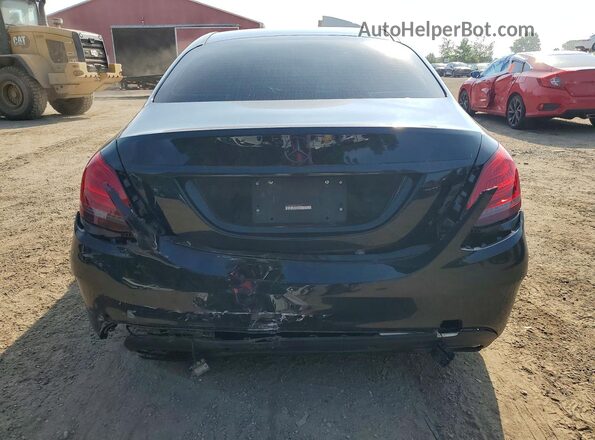 55SWF8EB8KU306013 2019 MERCEDES-BENZ C Black Հետևի տեսք
