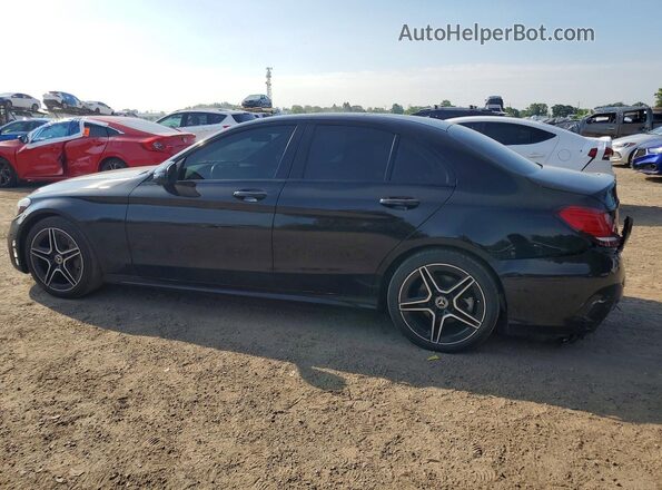 55SWF8EB8KU306013 2019 MERCEDES-BENZ C Black Հետևի ձախ