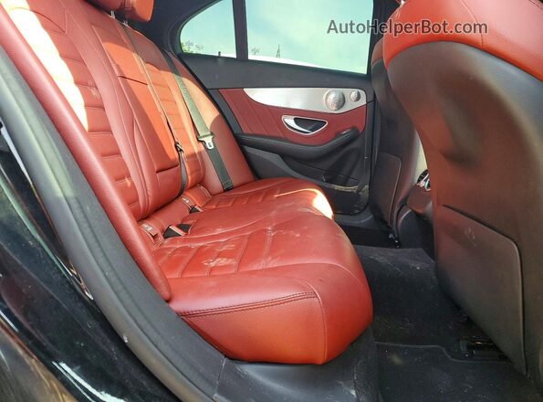 55SWF8EB8KU306013 2019 MERCEDES-BENZ C Black Հետևի նստատեղերի տեսք