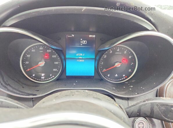 55SWF8EB8LU322827 2020 MERCEDES-BENZ C Black Vista del cuadro de instrumentos