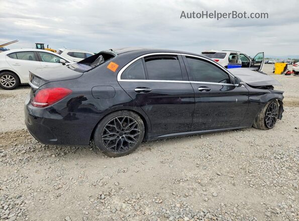 55SWF8EB8LU322827 2020 MERCEDES-BENZ C Black Trasero derecho