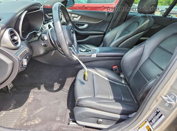 55SWF8EB9LU326532 2020 MERCEDES-BENZ C Gray Вид салону спереду
