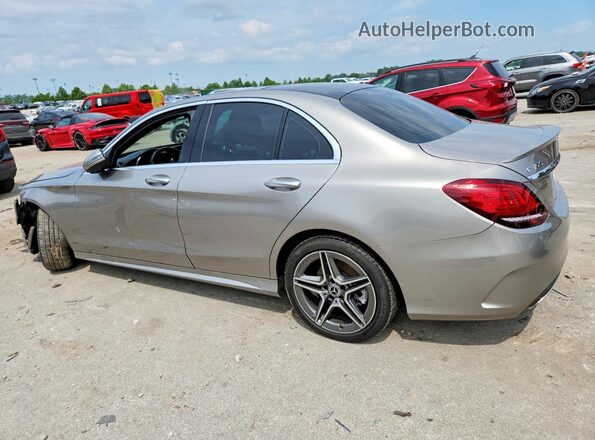 55SWF8EB9LU326532 2020 MERCEDES-BENZ C Gray Задня ліва чверть
