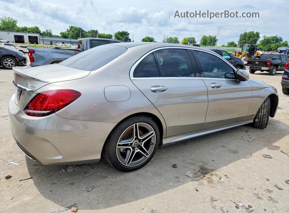 55SWF8EB9LU326532 2020 MERCEDES-BENZ C Gray Задня права чверть