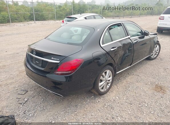 55SWF8EBXKU292938 2019 MERCEDES-BENZ C-CLASS Black Trasero derecho