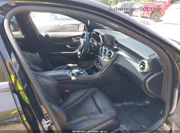 55SWF8GB0JU253464 2018 MERCEDES-BENZ AMG C 63 Black Widok wnętrza z przodu