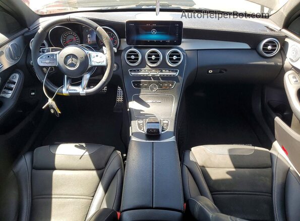 55SWF8GB5KU312848 2019 MERCEDES-BENZ C Black Widok deski rozdzielczej