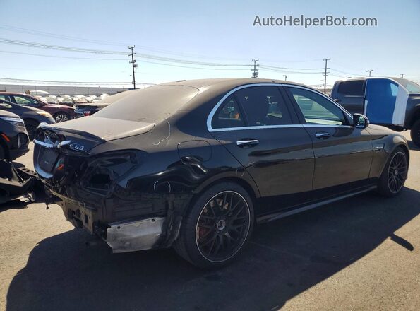 55SWF8GB5KU312848 2019 MERCEDES-BENZ C Black Tył prawy