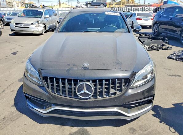 55SWF8GB5KU312848 2019 MERCEDES-BENZ C Black Widok z przodu