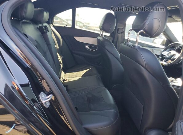 55SWF8GB5KU312848 2019 MERCEDES-BENZ C Black Widok tylnych siedzeń