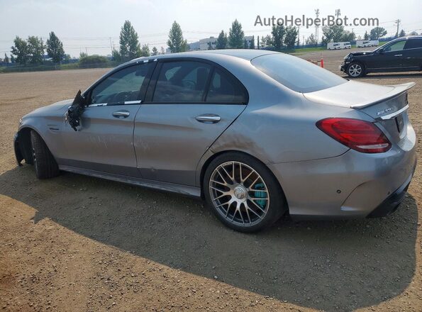 55SWF8HB0GU140458 2016 MERCEDES-BENZ C Gray Tył lewy