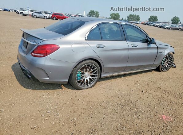 55SWF8HB0GU140458 2016 MERCEDES-BENZ C Gray Tył prawy
