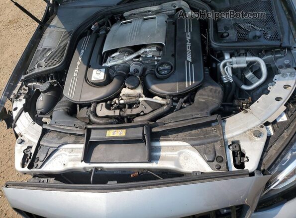55SWF8HB0GU140458 2016 MERCEDES-BENZ C Gray Widok wnętrza z tyłu