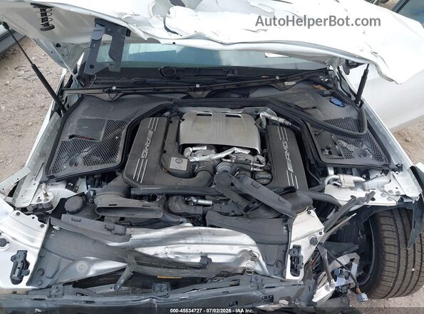 55SWF8HB3KU321286 2019 MERCEDES-BENZ AMG C 63 White უკანა ხედი