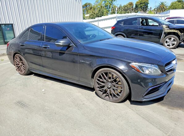 55SWF8HB4HU214109 2017 MERCEDES-BENZ C Black წინა მარჯვენა