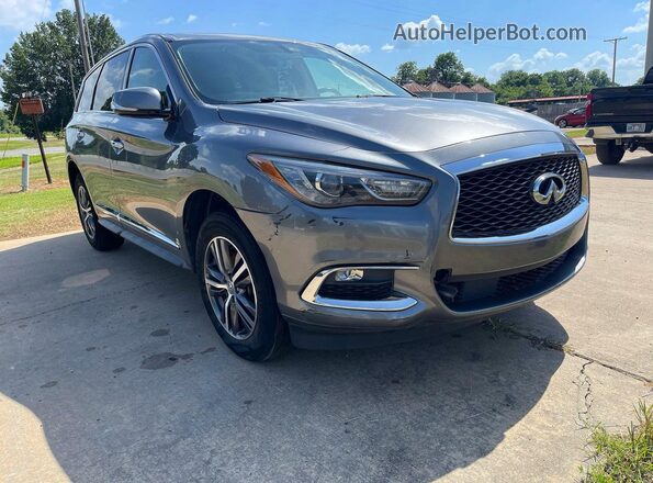 5N1DL0MM7JC534131 2018 INFINITI QX60 Silver Trasero izquierdo
